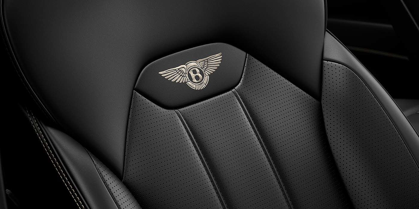 Bentley Ho Chi Minh Bentley Bentayga EWB SUV Beluga black leather seat detail