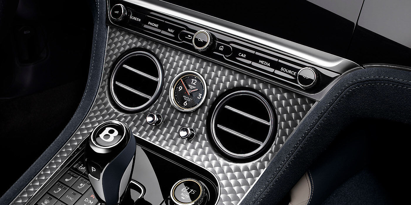 Bentley Ho Chi Minh Bentley Continental GTC Speed convertible front interior engine spin veneer detail