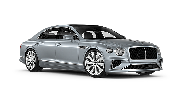 Bentley Ho Chi Minh New Bentley Flying Spur sedan front three quarter in Silverlake paint