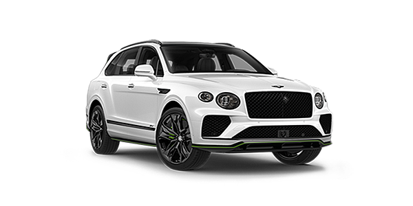 Bentley Ho Chi Minh Bentley Bentayga Speed SUV in Snow Quartz Pearlescent by Mulliner white paint