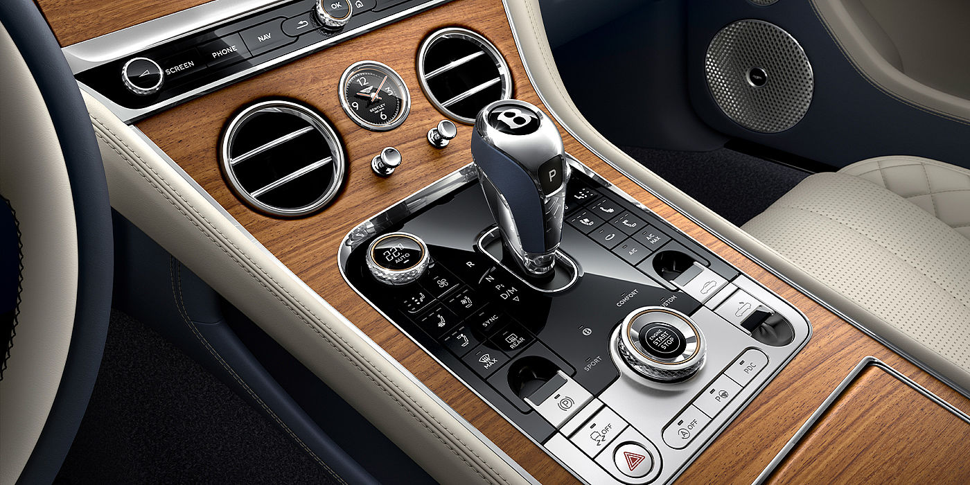 Bentley Ho Chi Minh Bentley Continental GTC Azure convertible front interior console detail